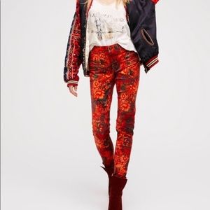 Free People Lennon Printed Pants